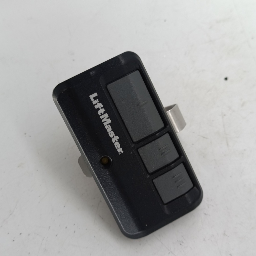 LiftMaster 893LM 3-Button Garage Door Opener Remote HBW7359 Black Visor Clip bc